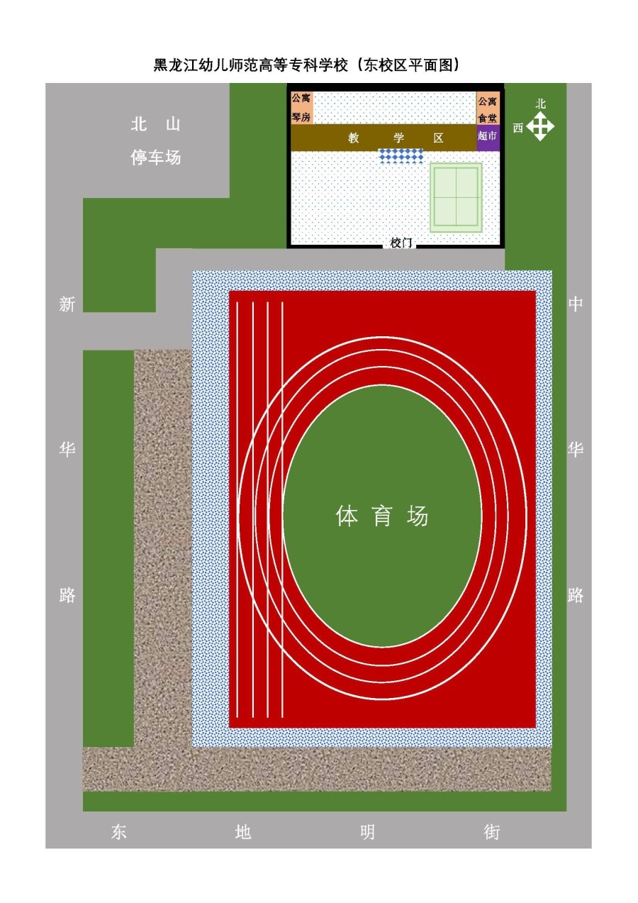 理想中的校园平面图图片